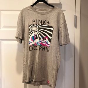 Pink Dolphin Mens T-Shirt